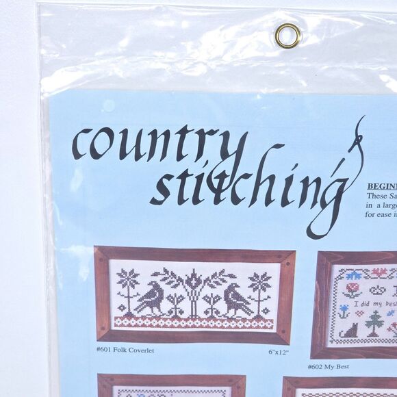 Country Stitching‎ Beginner Cross Stitch Kit 602 My Best 7x7 Printed Linen USA - Picture 3 of 10